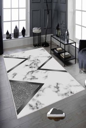 Conceptum Alfombra Multicolor con Diseño 3D de 50 x 80 cm